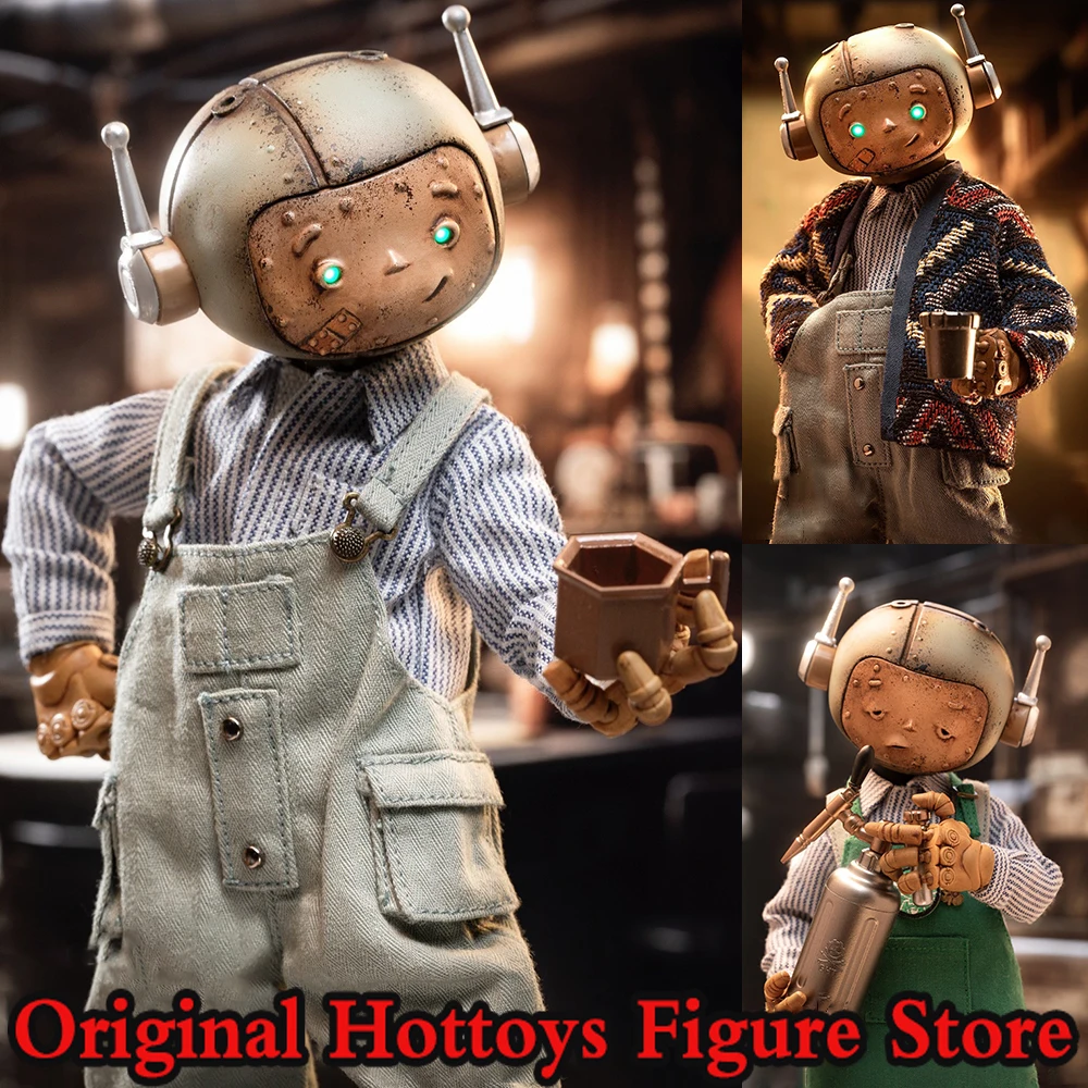 

GEARHEAD TOYS CLUMSYBOT GHT005 1/12 Scale Soldier Minski The Robot Barista Full Set 7-inches Action Figure Model Collection