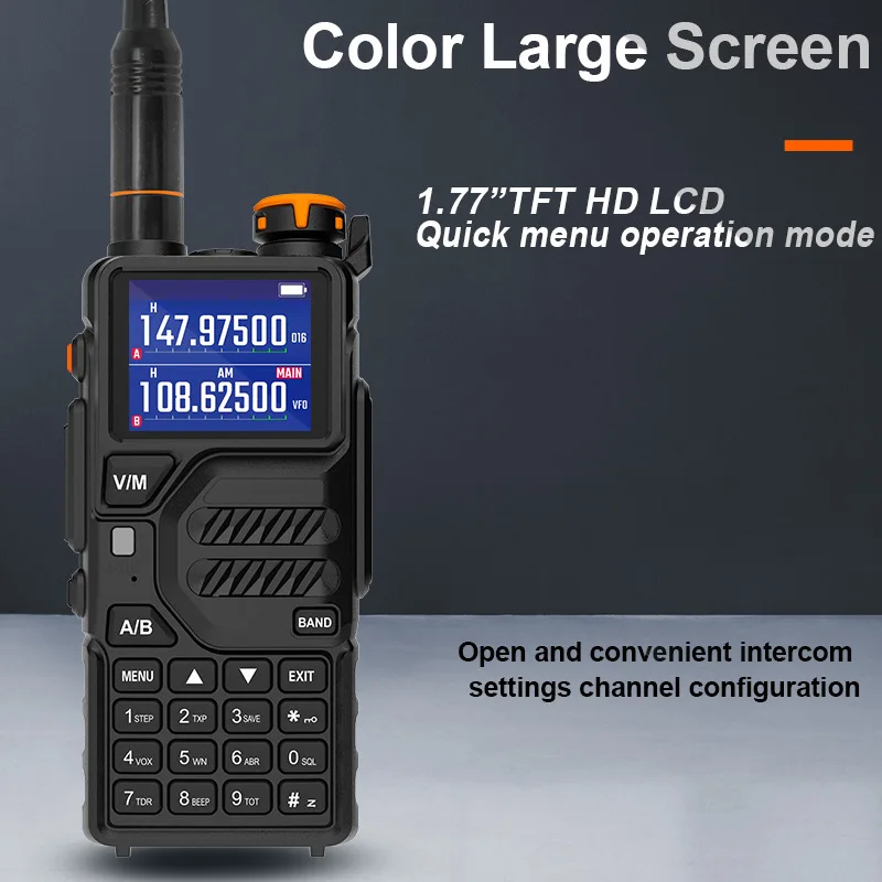 

K5 PLUS Wireless Walkie-talkie Outdoor One-click Frequency Matching Factory Wholesale Foreign Trade