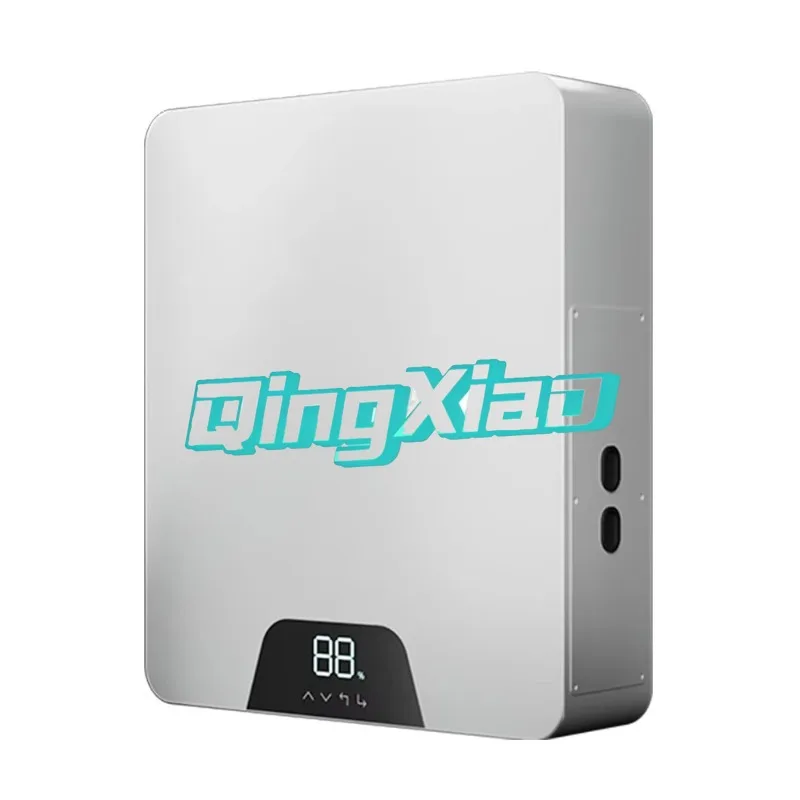 48V 100Ah 5KWh LiFePO4 Battery Stackable Home Energy Storage For Solar Power System Wall Mounted Off Grid On Grid Built-in