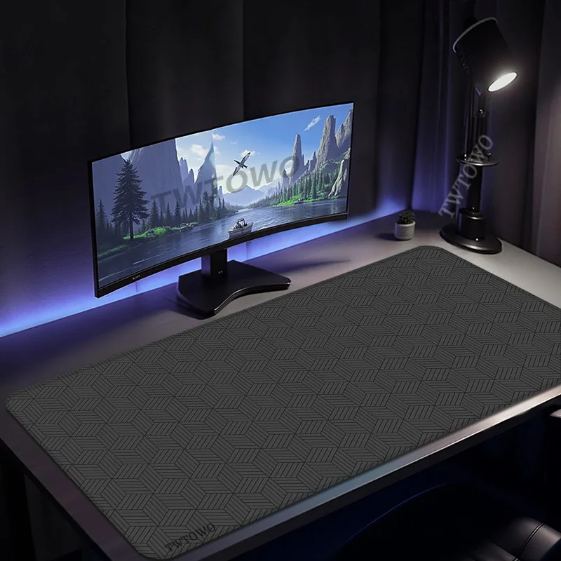 Mouse Pad Gamer Black Texture printon demand New Custom Computer Mousepad XXL Non-Slip Office Natural Rubber Desktop Mouse Pad