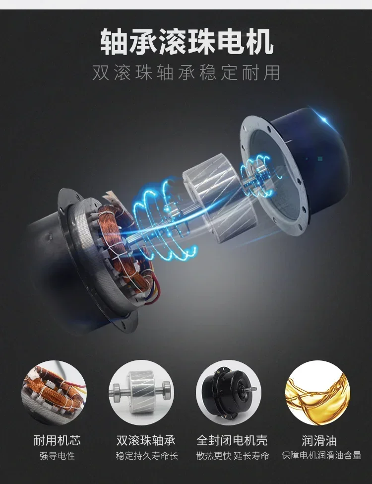 220V Versatile Exhaust Fan for Ventilation and Air Circulation with Reverse Functionality A