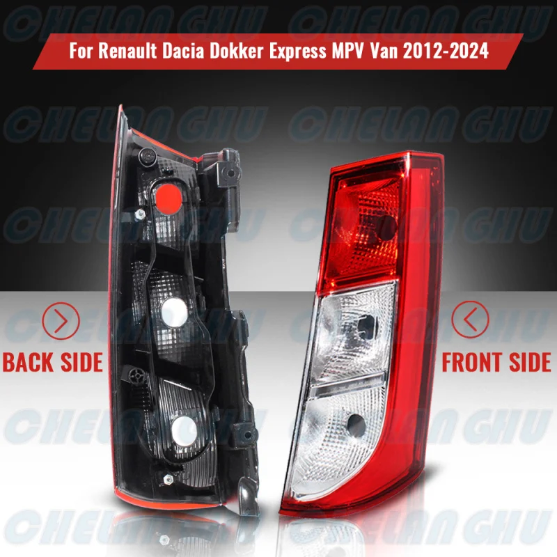 For Dacia Dokker Express MPV Van 2012 2013 2014 2015 2016 2017 2018 2019 2020 2021 2022 2023 2024 1pc Right Tail Light Rear Lamp