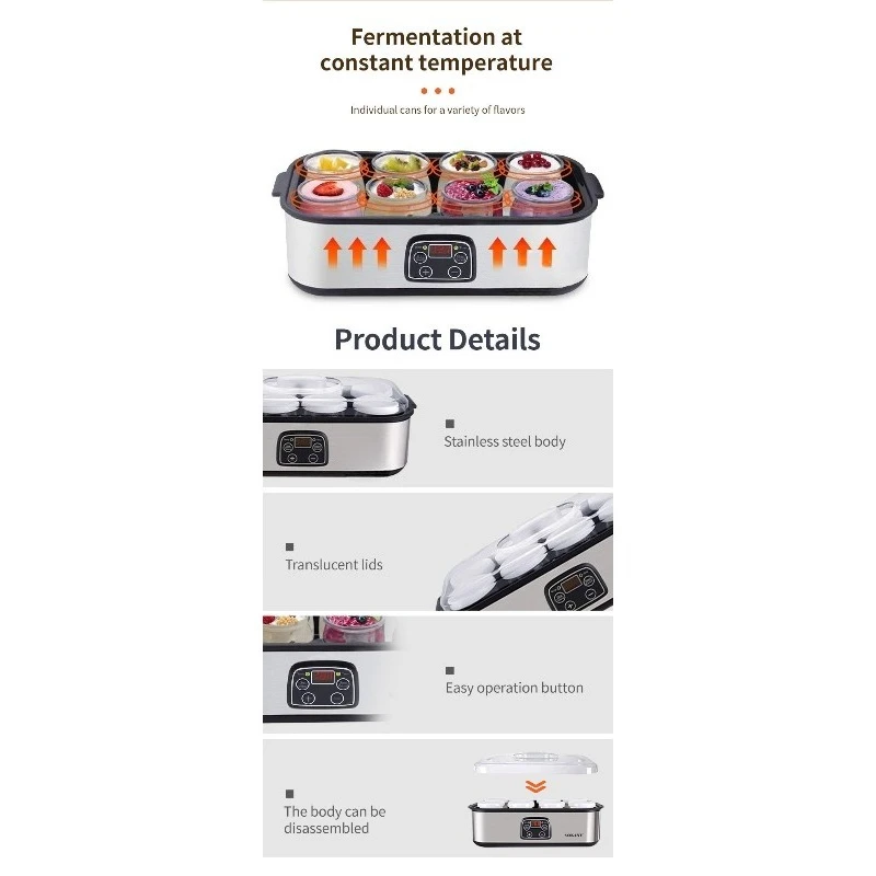 

Аксессуары для йогуртной машины, молочный коктейль, джем, мороженое, пудинг, совместимые детали для кухонной техники