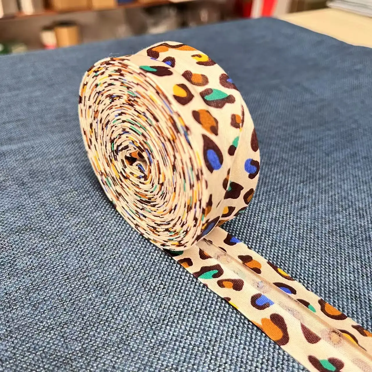 2,5 cm 100 % Baumwoll-Twill-Schrägband, gepunktet, kariert, Streifenkantenband für Handarbeit, Kleidung, Puppenkleidungsnähen