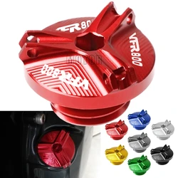 For Honda VFR800/VFR800F/VFR 800 VTEC/Fi/W1 Motorcycle M20*2.5 CNC Aluminum Engine Oil Cap Plug Oil Filler Cup Cover Bolt Screw