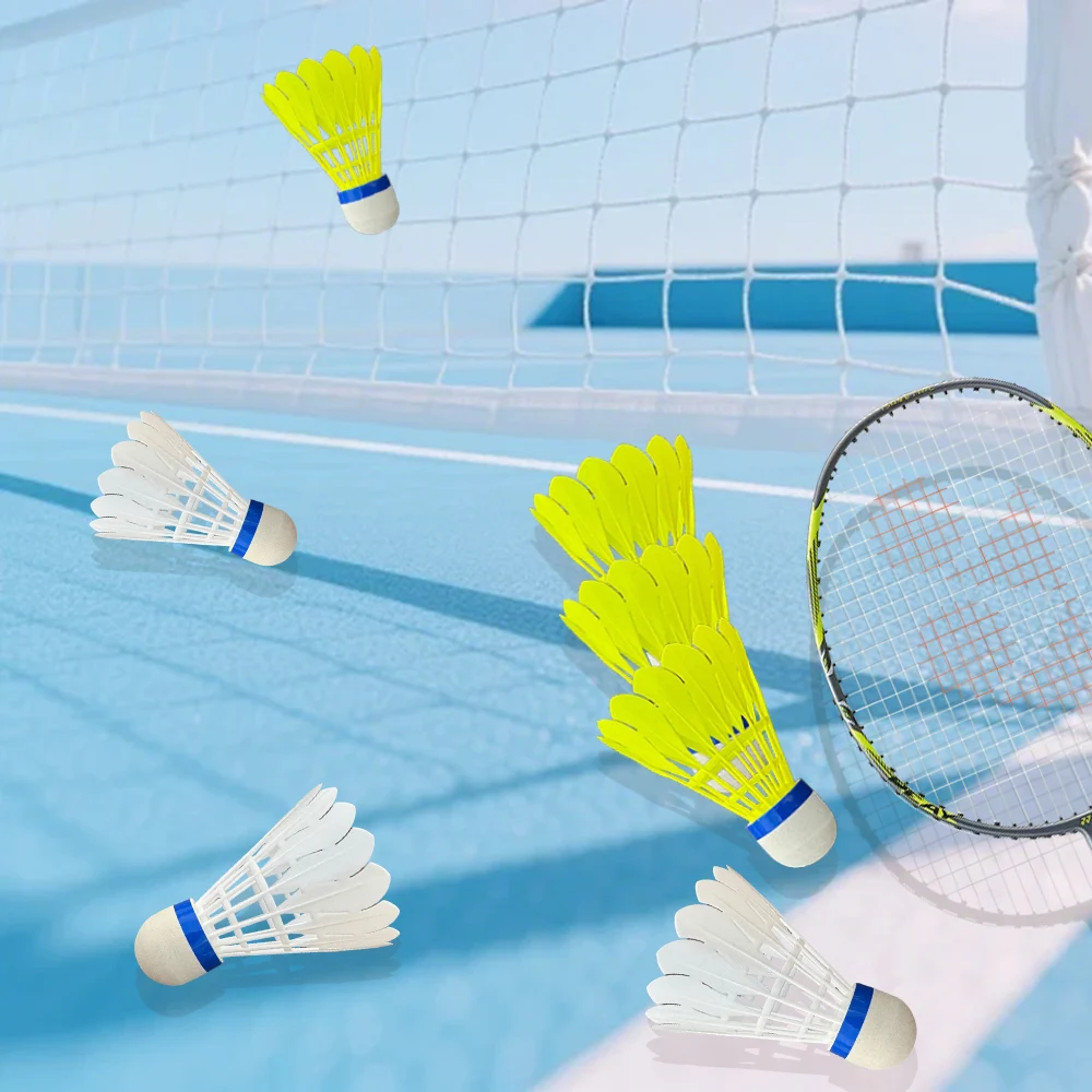 

12pcs Nylon Badminton, Durable, Specifically Designed for Competition and Training, Outdoor And Indoor Practice Badminton