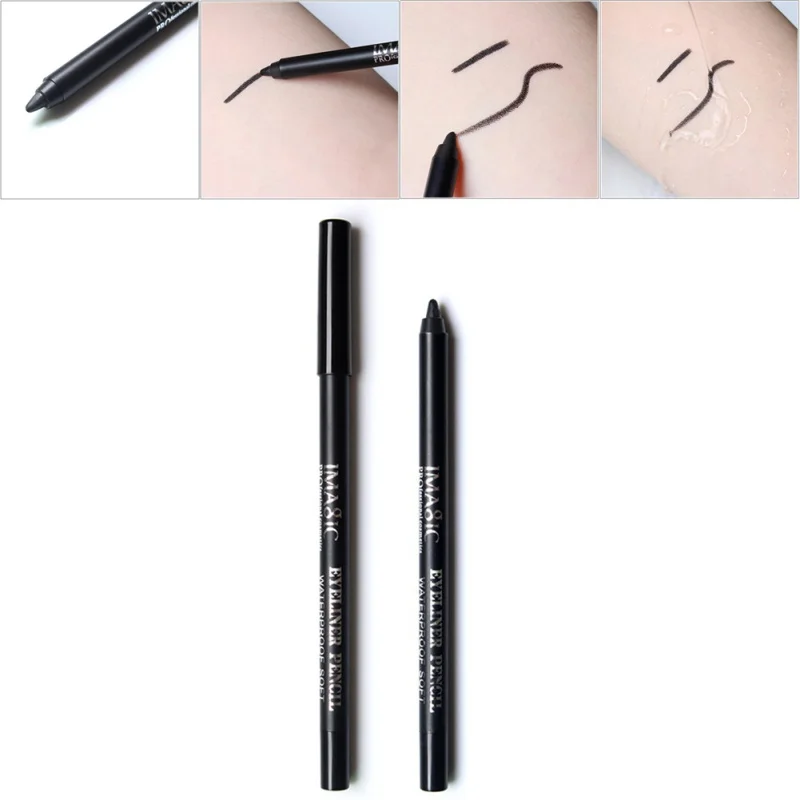 Zwarte Eyeliner Pen Langdurige Waterdichte Pen Cosmetische Eyeliner Potlood Snel Drogen Gladde Make-Up Schoonheid Matte Make-Up Tools