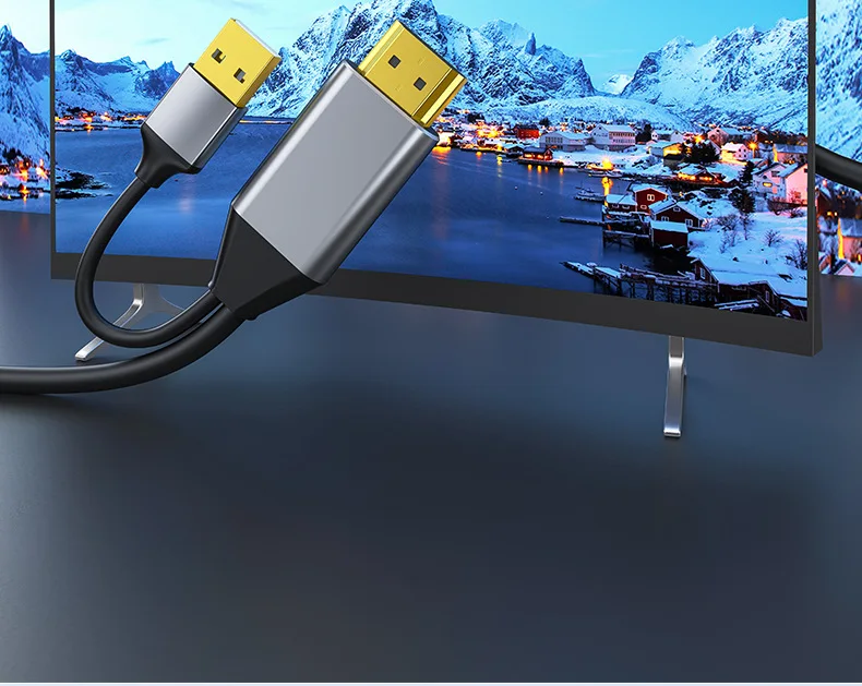 HDMI-Stecker auf USB-Typ-C-Buchse, 4K@60Hz, HDMI-auf-USB-C-Adapter für Laptop, HDMI-Ausgang, Verbindung Typ C3.1, Eingang des Monitor – Detail 4