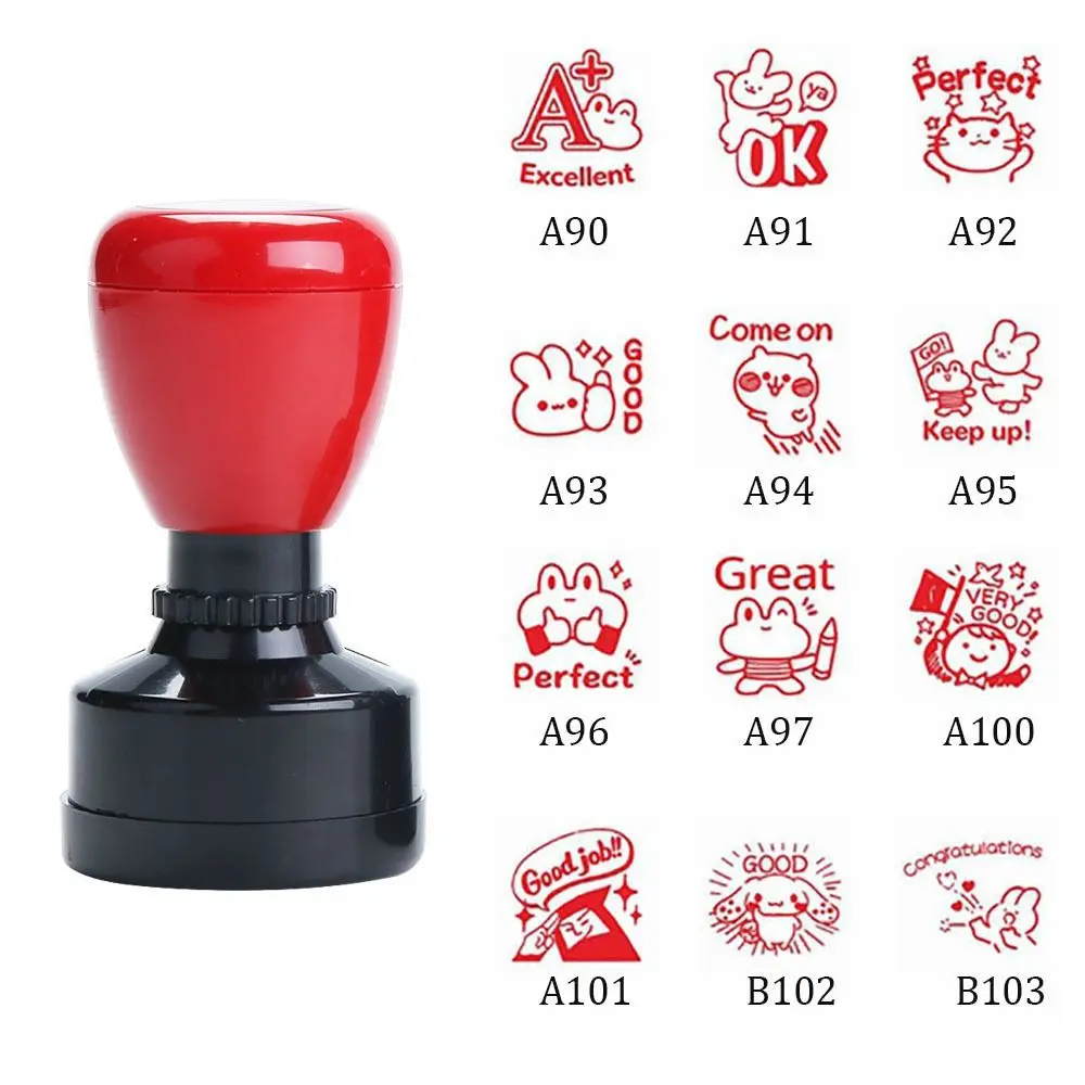 المحمولة الثناء التعبيرات المعلم تشجيع ختم سكرابوكينغ ختم لوازم المعلم التعبيرات ختم DIY بها بنفسك الثناء Stamps #5