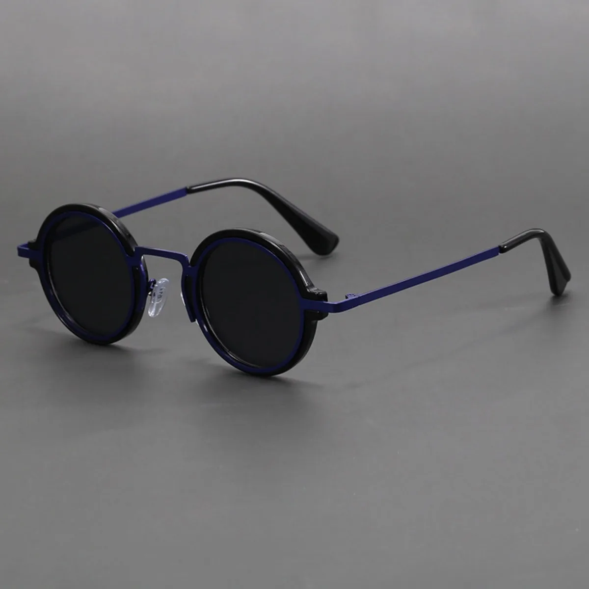 Retro Handmade Small Round Sunglasses Sun Protection Eye Protection UV Protection Men and Women Sunglasses