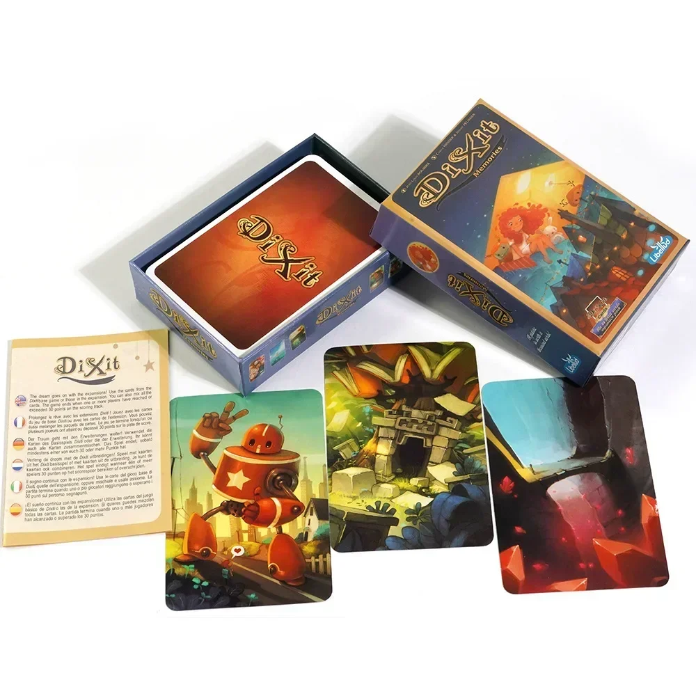 Dixit odyssey English Edition Strategic Strategy Board Game Playmat Family Gathering Party Friend Playing Cards Collection Toy ﻿