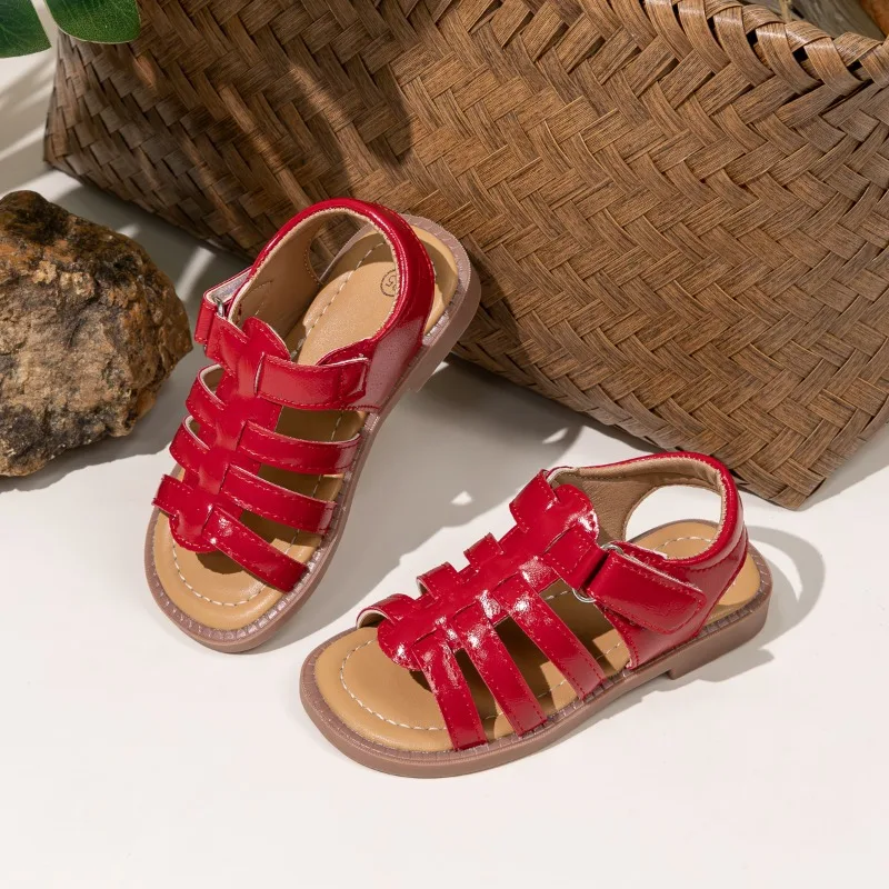 Summer Hot Sale Children's Causal Flat Sandals 2026 Boys Girls Hollow-out Sandals Fashion Open-toe Kids Gladiator Beach Sandals