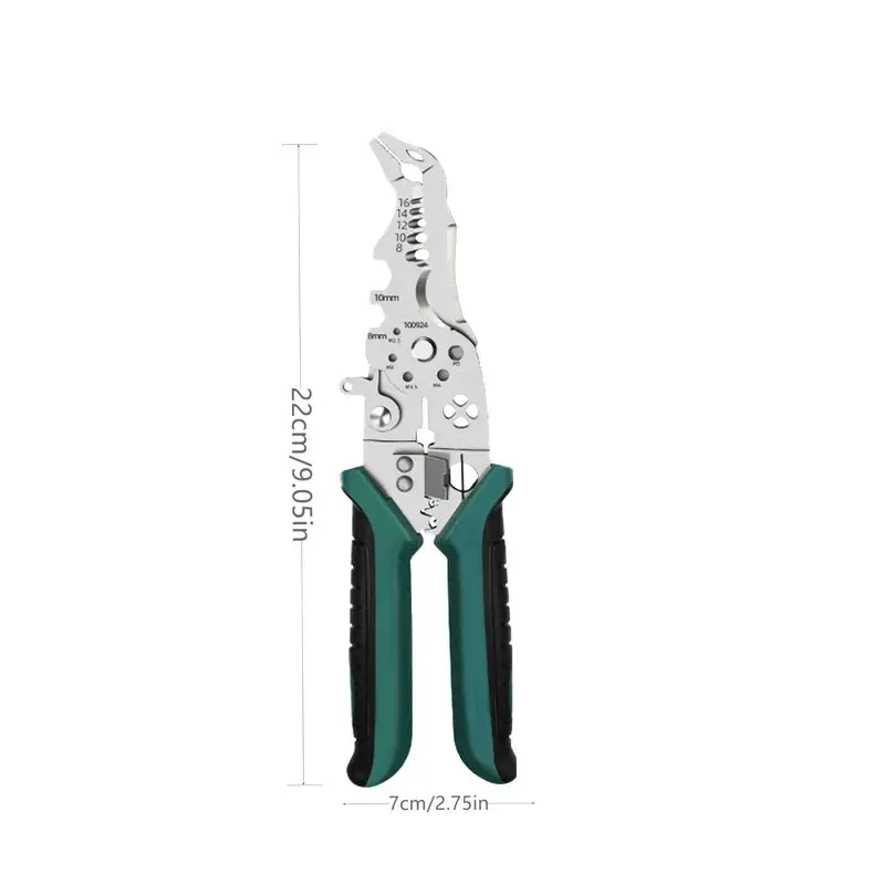 Hardware Tools Electrician Specific Elbows Multifunctional Wire Stripping and Pressing Pliers Wire Stripping and Cutting Pliers