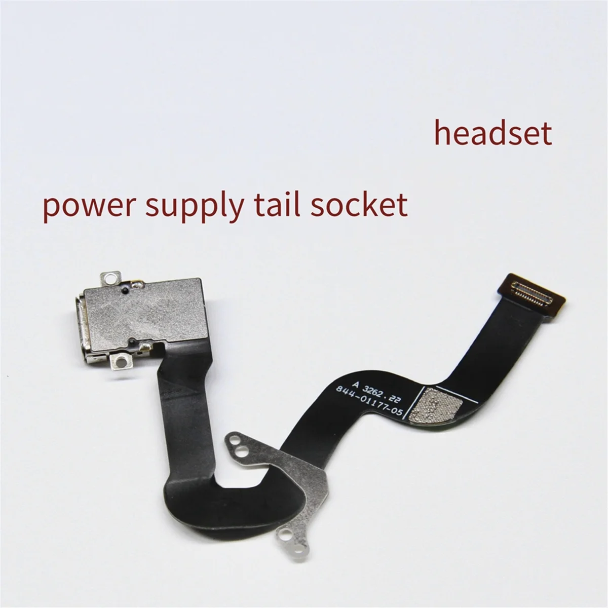 Charging Cable for Meta Quest 3 Charging Port Flex Cable Power Headphone Jack Replacement Part Accessory -B12B