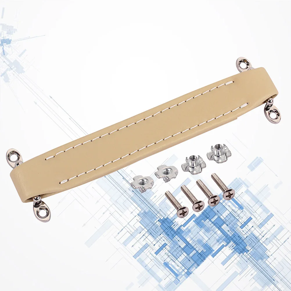 

Guitar Amplifier Strap Durable PU Reinforced Metal Handle Strap Bars Audio Speaker Cabinet Accessories