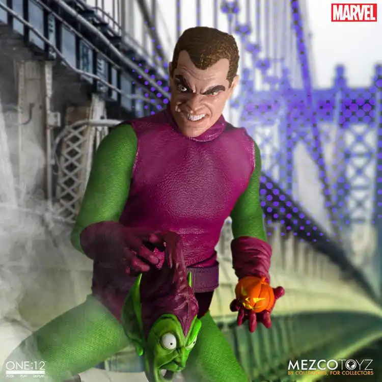 

Ant Mezco Spider-Man Anti-Classic Green Goblin Deluxe Edition with Lights 6-inch Fabric Brand New Toy Collection Gift in Stock
