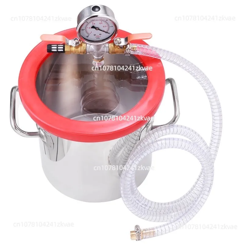 

Visual Vacuum Foaming Barrel AB Glue Vacuum Stability Epoxy Silicone Foaming Barrel Vacuum Pump Tank