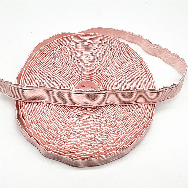 Elastic Crescent Lace Ribbon for Sewing, 10mm Width