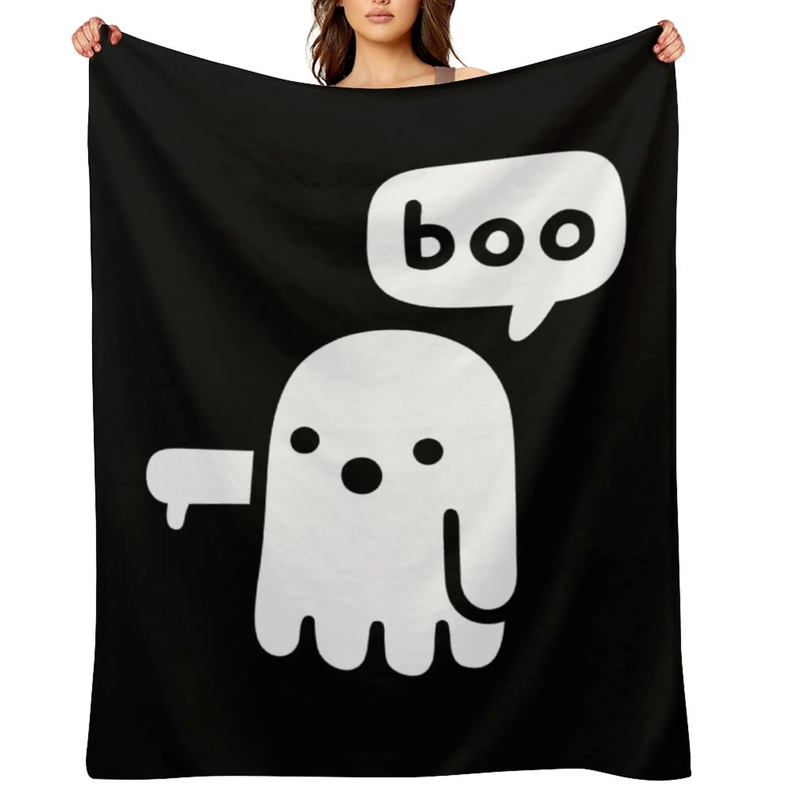 

Ghost Of Disapproval Throw Blanket Soft Single Camping Cute Blankets
