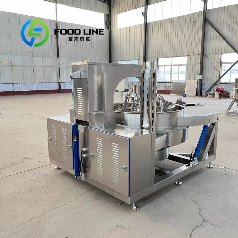 Customized Industrial 1000L Electromagnetic Jacketed Kettle with Multi Claw Planetary Stirrer for Bean Paste