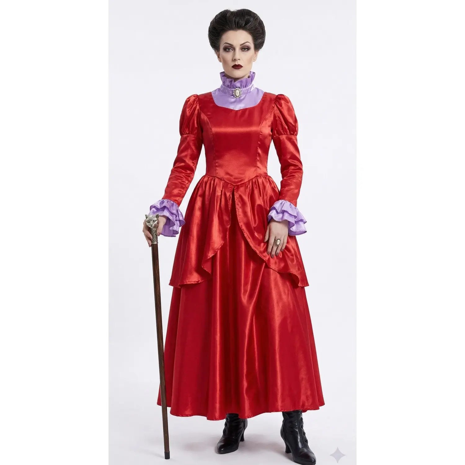 Princess Dress Halloween Cruel Stepmother Court Costume Children's Party Evil Stepmother Stage Wear Adult Fairy Tale Theme