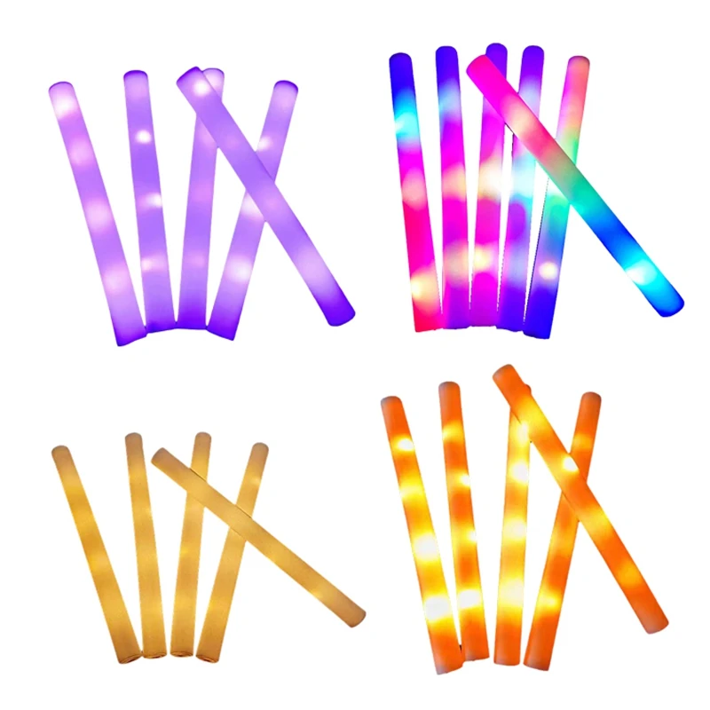 

LED Foam Sticks - Glitter Light Sticks Party Supplies For Kids Light Sticks, Carnival, Birthday, Wedding