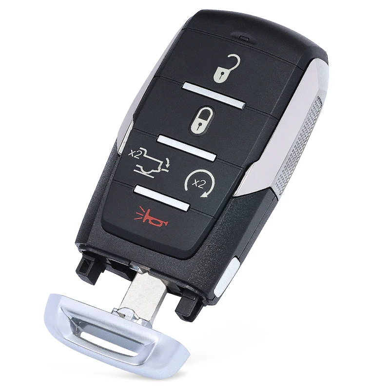 EllYECU pour Dodge RAM Limited 2019 2020 2021 2022 FCC: Remplacement OHT-4882056 3 5 6 7 Bouton Smart Remote Car Key Shell Fob