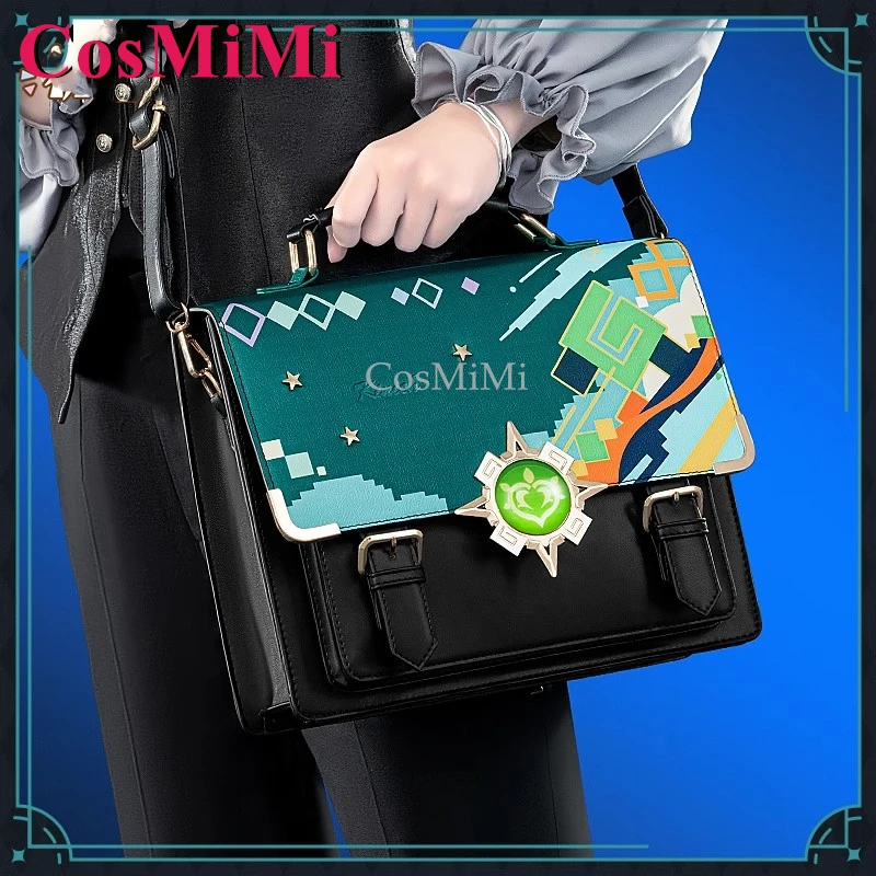 CosMiMi Game Genshin Impact Kinich Cosplay Theme Impression Pack Daily Preppy Commuter Backpack Messenger Bag Lovely Itabag New