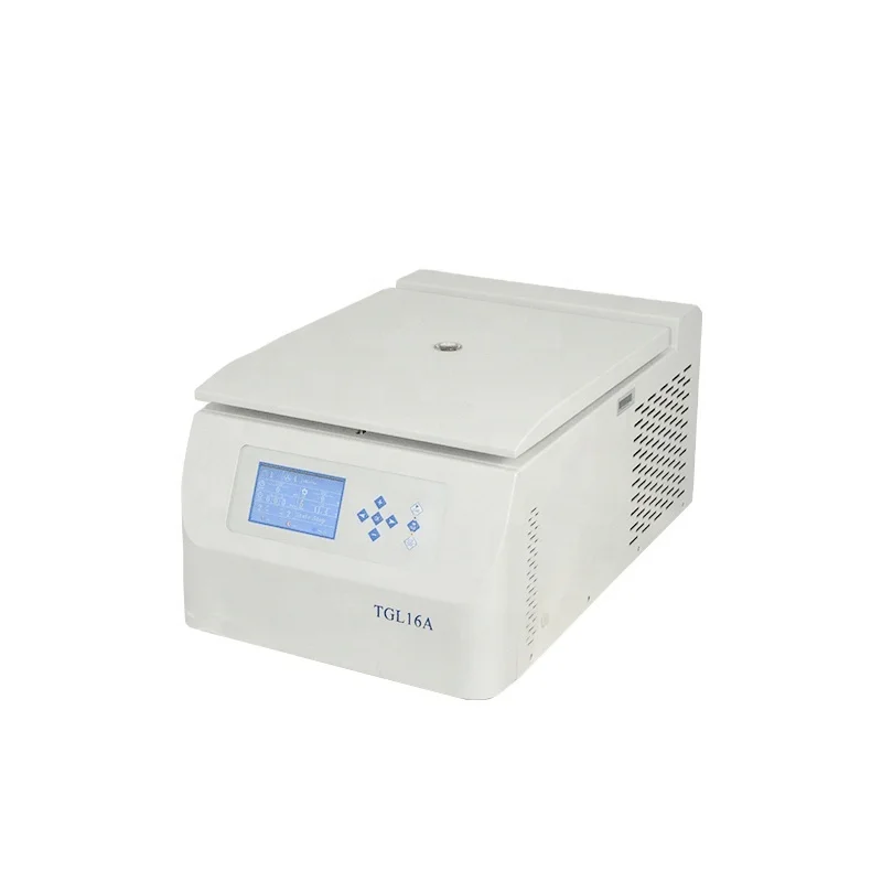 TGL-16M High-Speed Refrigerated Centrifuge 16000rpm Benchtop Lab Centrifuge 6×100ml Fixed Angle Rotor for Medical Research Labs