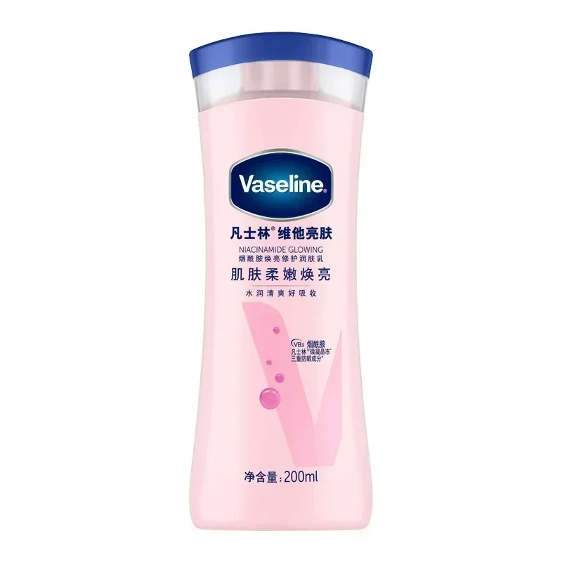 Original Vaseline Niacinamide Body Lotion Whitening Repairing Relieves Dry Brighten Skin Tone Nourishing Skincare Beauty