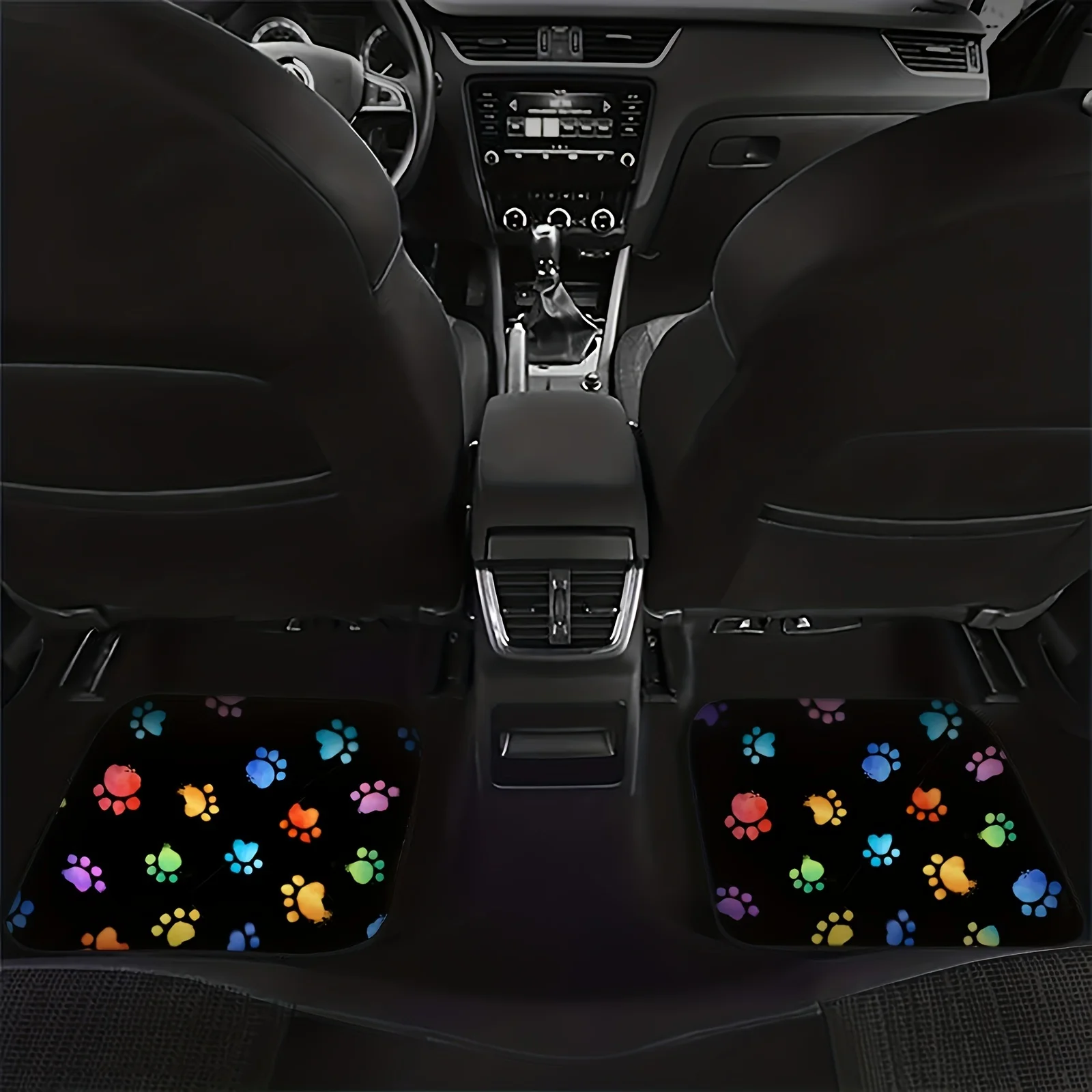 1pc Universal Car Floor Mat Non-Slip Durable Four Seasons Car Carpet Easy Clean and Wear-Resistant Floor Mat