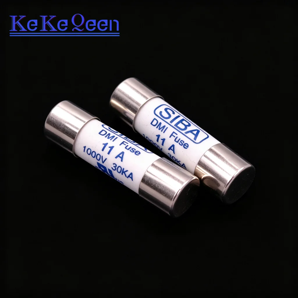 10pcs/lot 10mmx38mm 10*38MM 11Amp 11A 1000V SIBA Ceramic Fuse 10x38mm 1KV Multimeter Fuse Tube