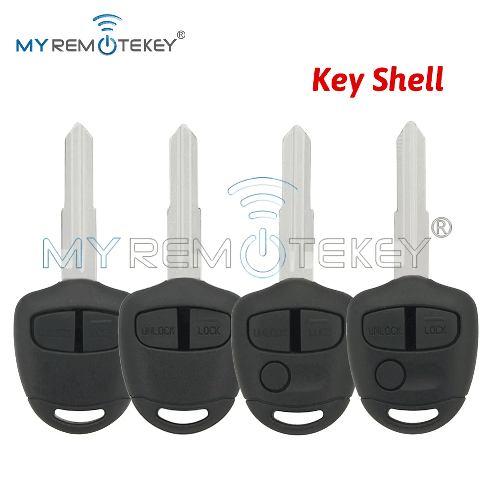 Remtekey for Mitsubishi Outlander Lancer remote key shell case  3 Button 2 button cover MIT11R/L key replacement