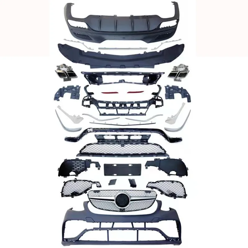 for X292 car bumpers 2015-2020 years For Benz GLE W166 modified GLE63 AMG model Body Kits PP Material  Kit upgradfactory