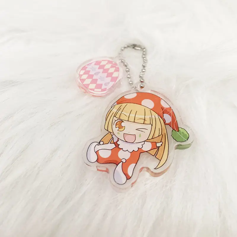 Shugo Chara Anime Cartoon brelok akrylowy brelok plecak studencki wisiorek dekoracje zbieraj dekoracje prezent urodzinowy dla dziewczynek