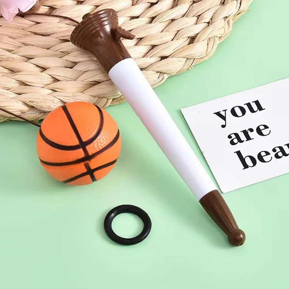 

6Pcs Basketball Ballpoint Pens Sport Style Fun Novelty Pens with Comfort Grip Smooth Writing Black Ink 0.5mm for Students