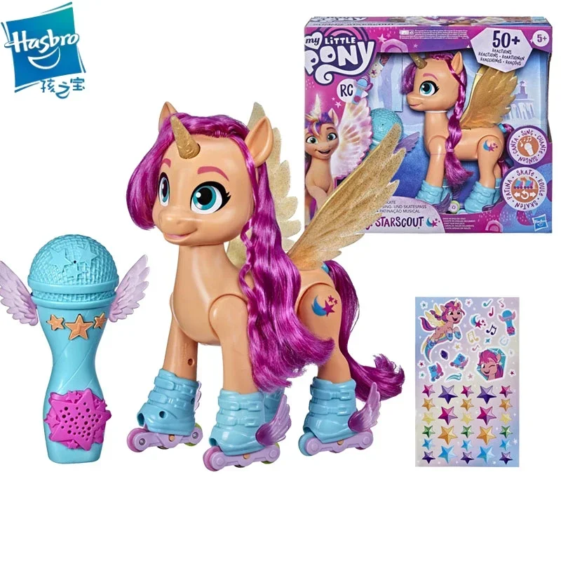 

Hasbro My Little Pony Anime Movies Roller Skating SUNNY Sliding Sing Figure Doll Model Toys Collection Decoration Kids Gifts