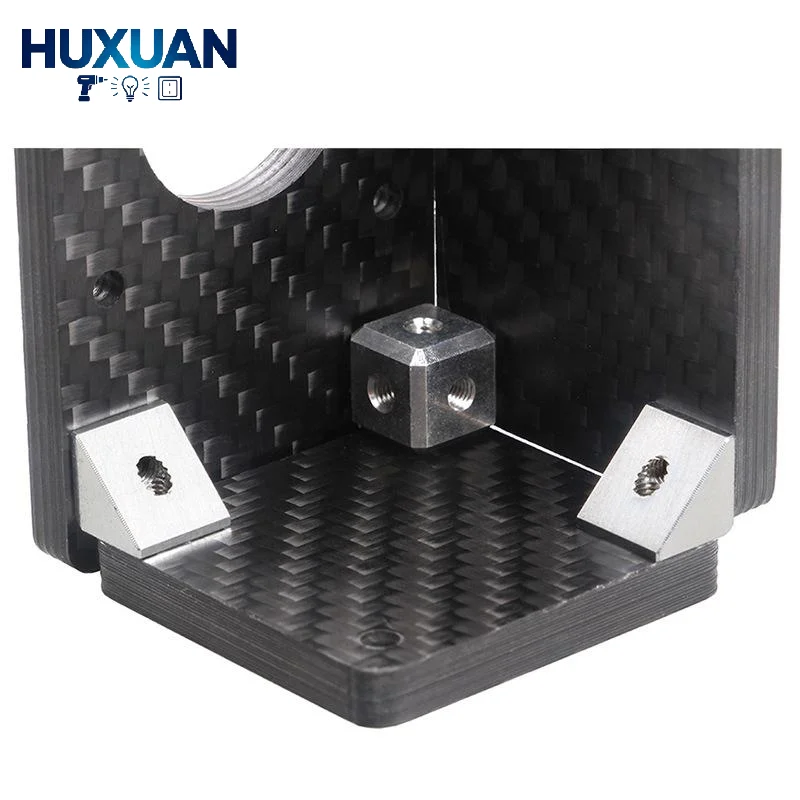 Aluminum Alloy Cube Angle Nut Set With High Precision Rust Resistant Surface Perfect For 3D Printer DIY Frame Assembly Projects