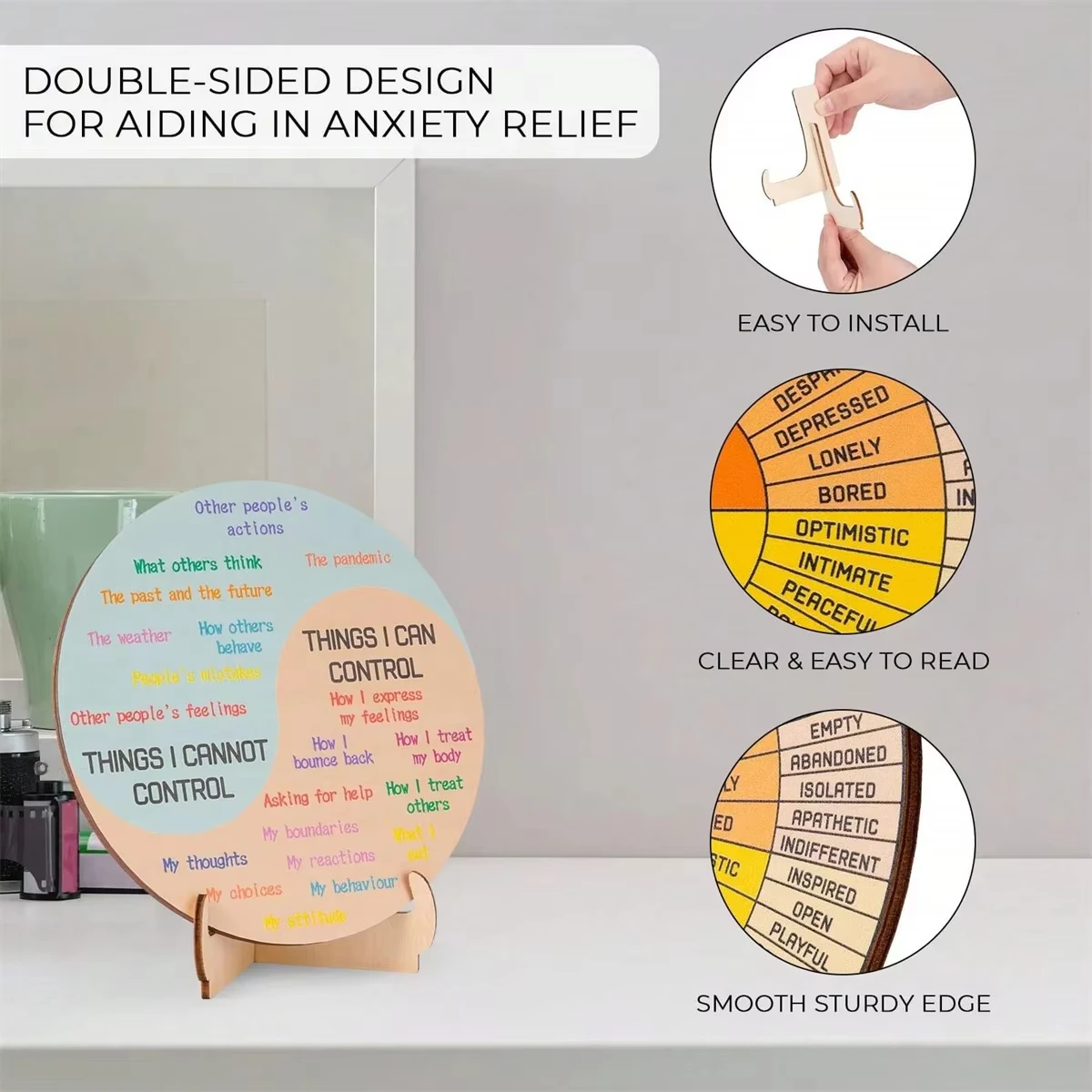 Roda das Emoções para Terapia  - Desk Setup Home avaliação e preço