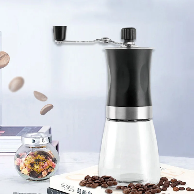 

Stainless Steel Hand Coffee Grinder Manual Coffee Bean Grinding Machine Grain Mill Handmade Kitchen Tool Grinders Coffee Supplie