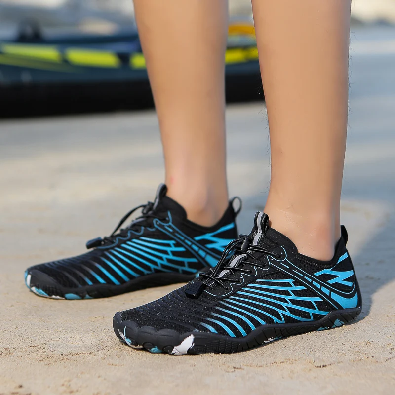 Summer beach swimming shoes unisex outdoor casual sports shoes mesh surface breathable aqua shoes quick dry water shoes