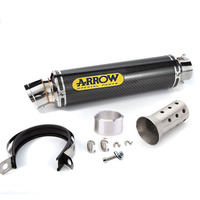 Universal 51mm 60mm Motorcycle Exhaust ARROW Escape Pipe Modify Carbon Fiber Muffler With DB Killer For Yamaha SUZUKI Honda R1