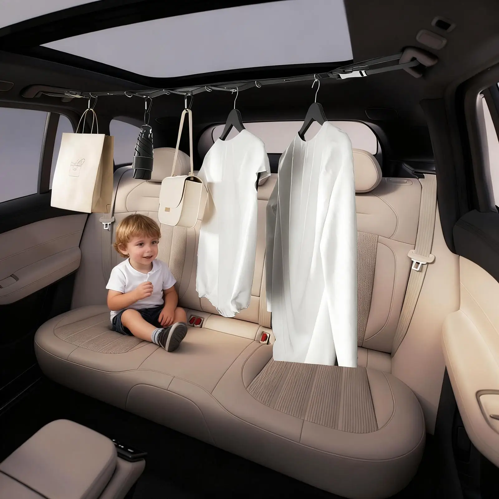 

Автомобильная вешалка для одежды, автомобильная сушильная линия, портативная автомобильная сушильная линия для дорожных поездок, любителей активного отдыха, кемпинга, пляжа