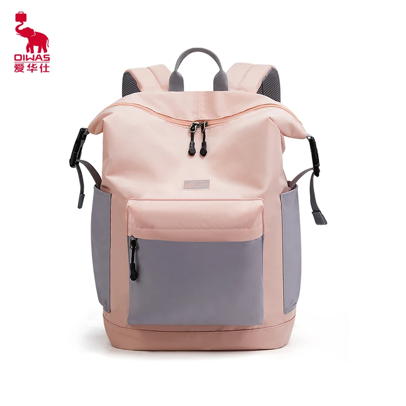 OIWAS Nylon Backpack Cute New Large Capacity Multiple Pockets Men and Women Insert Buckle Travel Bag Unisex Schoolbag