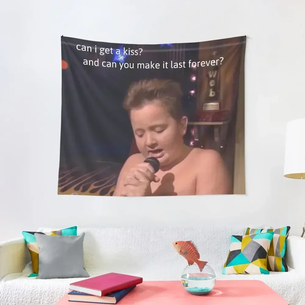 Gibby Singing - iCarly Tapestry Mushroom Aesthetic Room Decor Korean Wall Decoration Tapestry