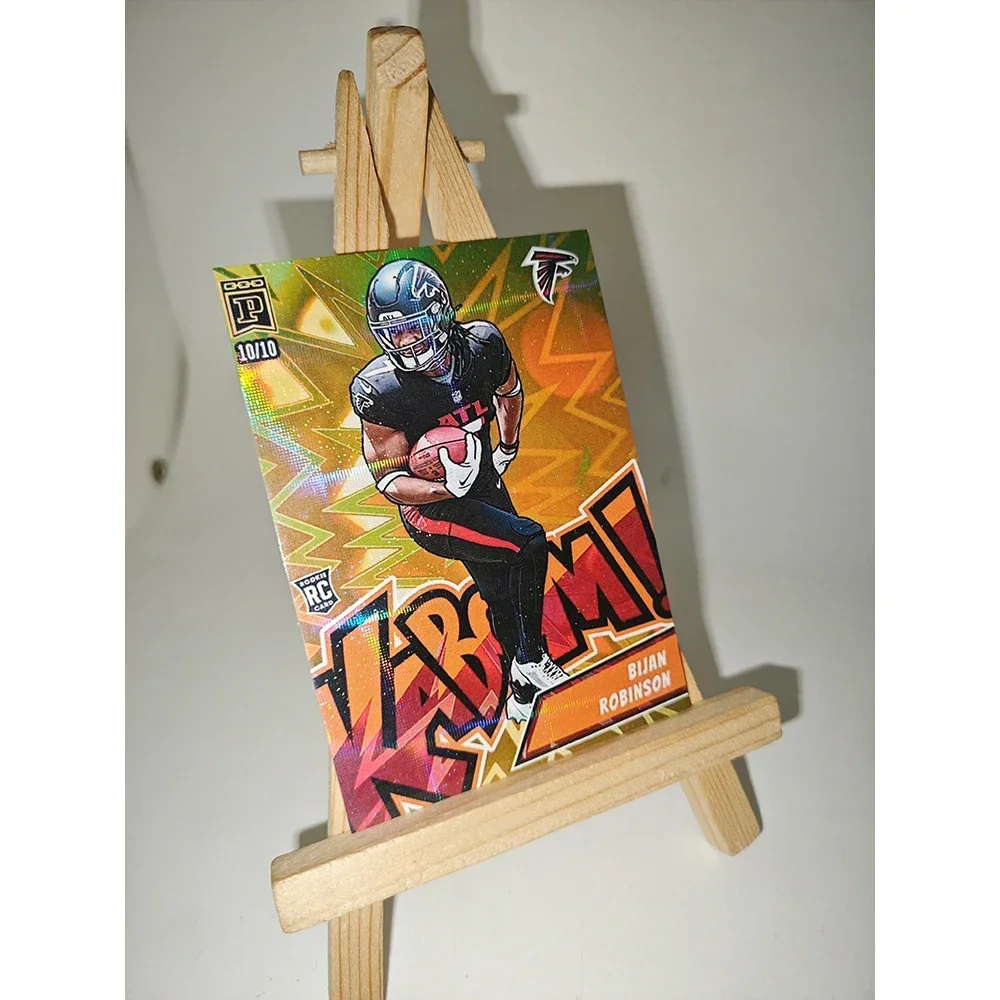 SPORTS rugby card kaboom DIY TOM BRADY PATRICK AARON RODGERS BIJAN Colorful Laser Collectible Cards Holiday Gifts for Boys