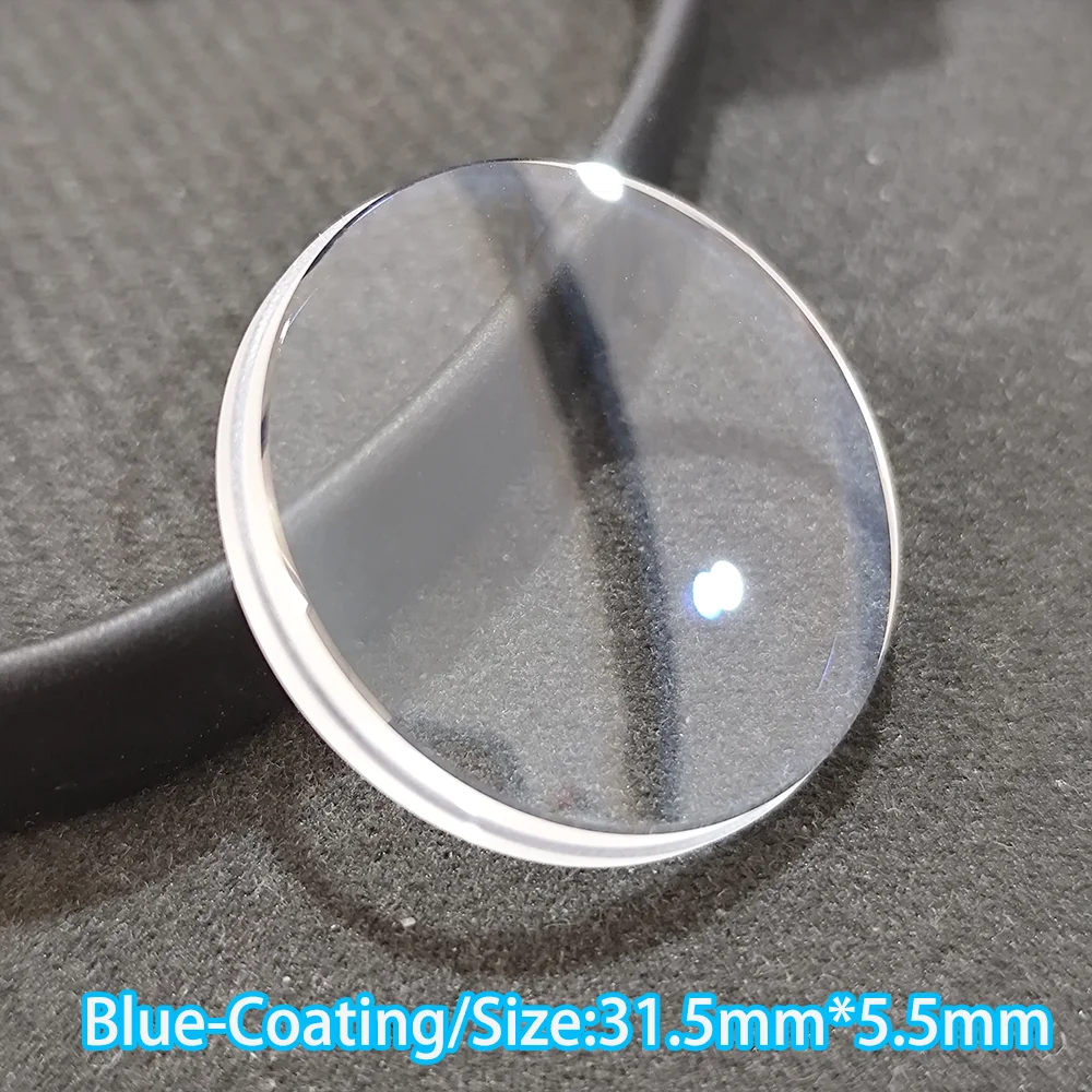 31.5 مللي متر ساعة زجاج الياقوت سميكة 3/5.3/5.2/5.5 مللي متر رقيقة الحدود/حدود سميكة ساعة رجالي الزجاج استبدال الملحقات أجزاء