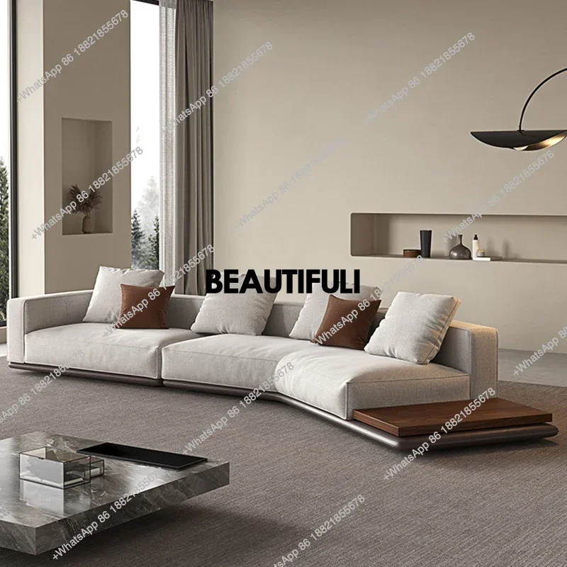 Large Filler Beige European Sofas Water Proof Wood Modular Lazy Double Sofas Salon Recliner Modern Divano Soggiorno Furniture