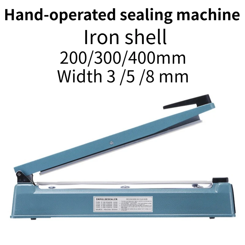 200/300/400mm Hand-operated Sealing Machine Desserts Food Commercial Gifts Packaging of Liquids Plastic Sealing Heat Shrink Film