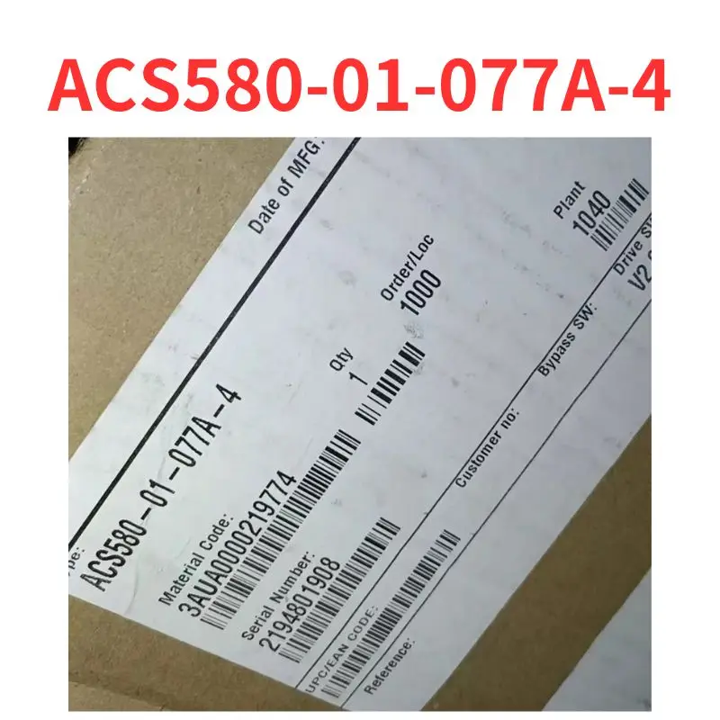 Second-hand    ACS580-01-077A-4   inverter   test  OK     Fast Shipping